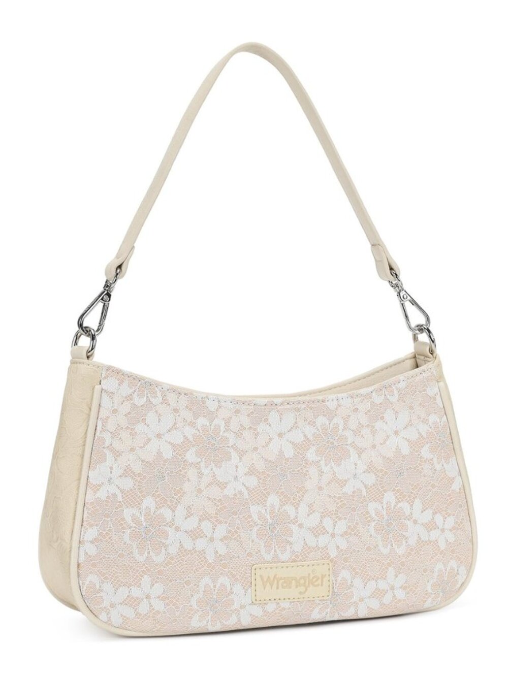 Wrangler Shoulder Bag for Women Lace Floral Small Purse Hobo Handbag